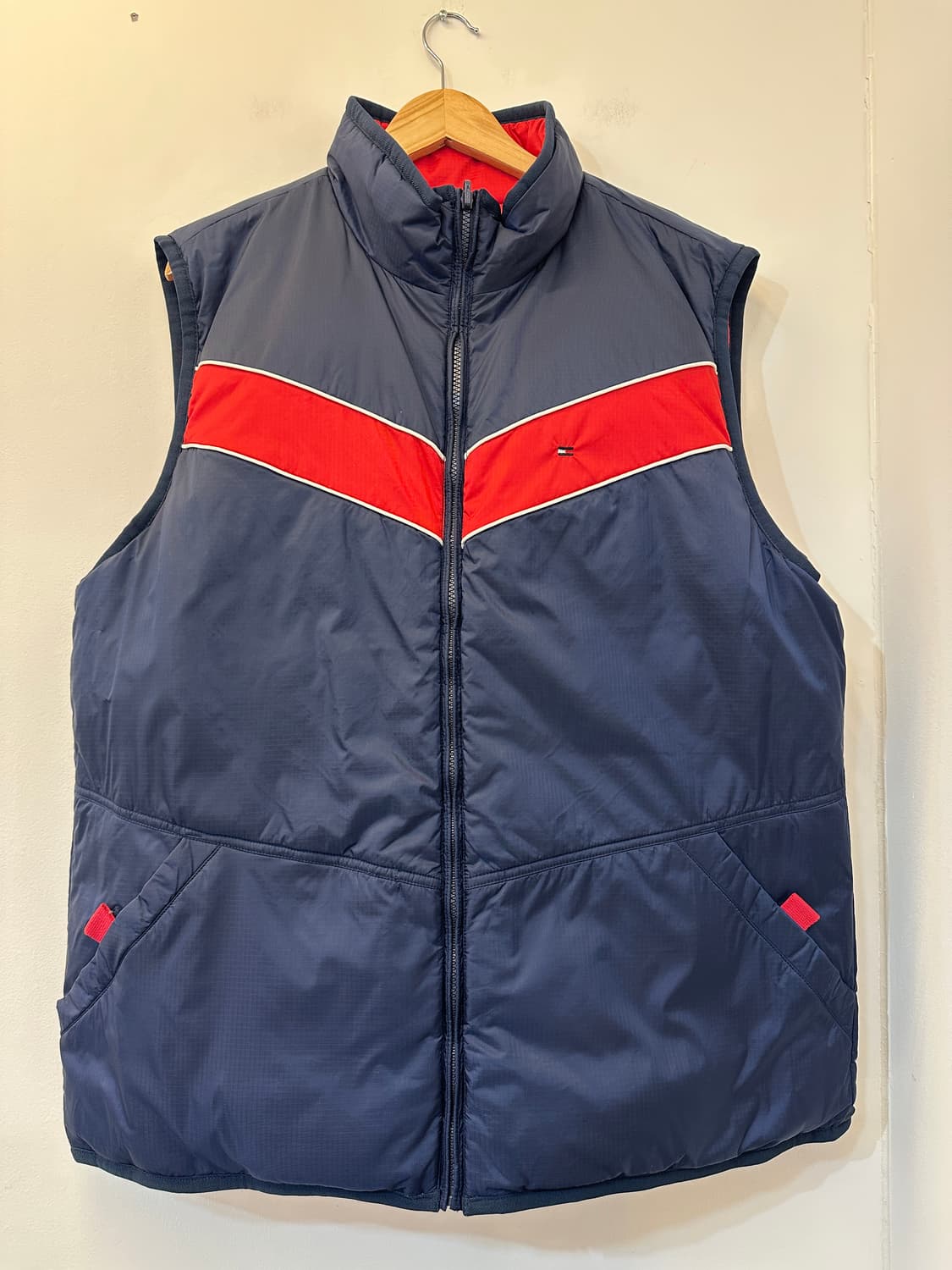 XL) 타미 힐피거 리버시블 폴리 패딩 조끼 상품이미지3