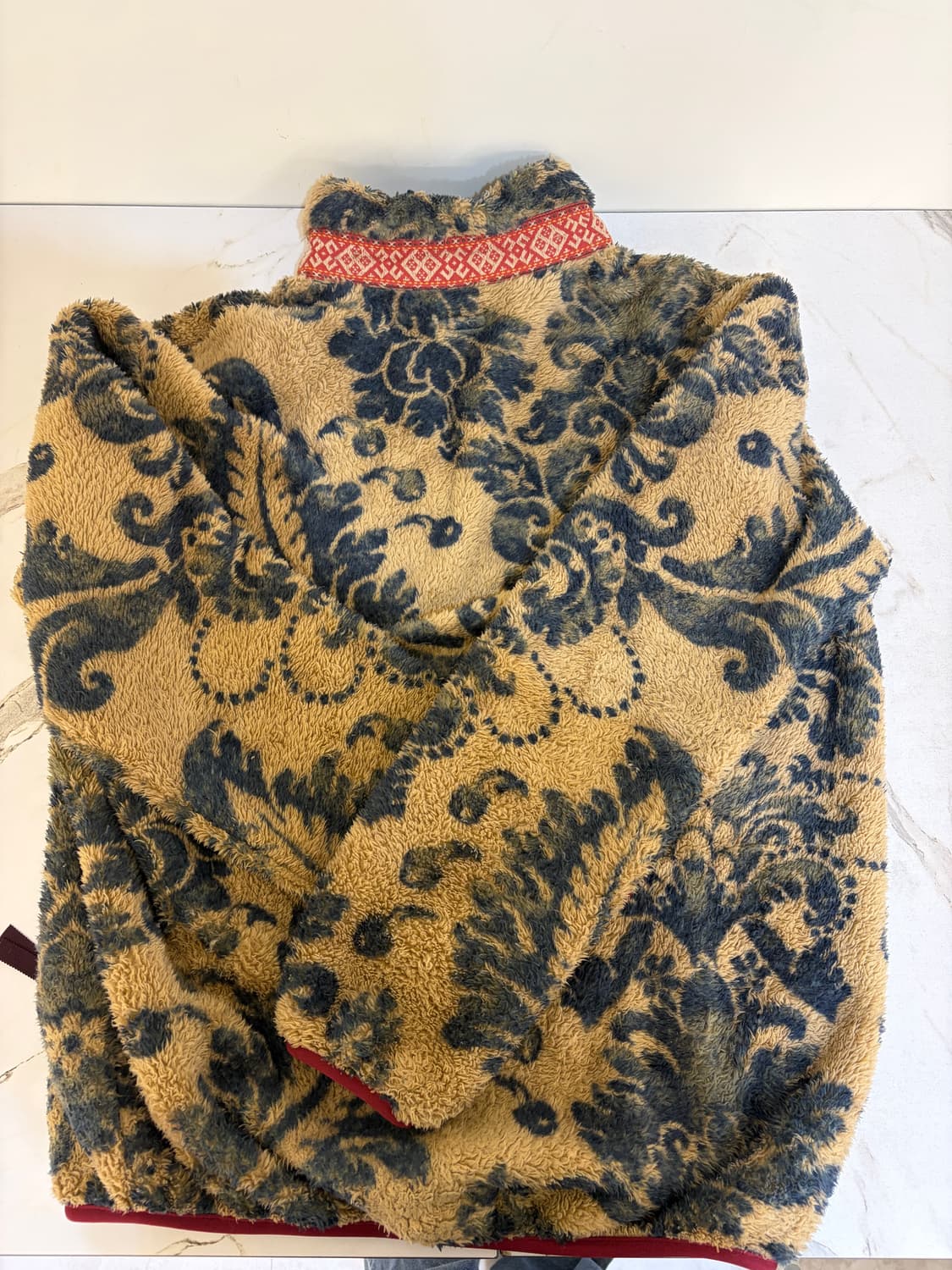 오늘만할인 급처 [2/L] kapital  캐피탈 다마스크 후리스 상품이미지1