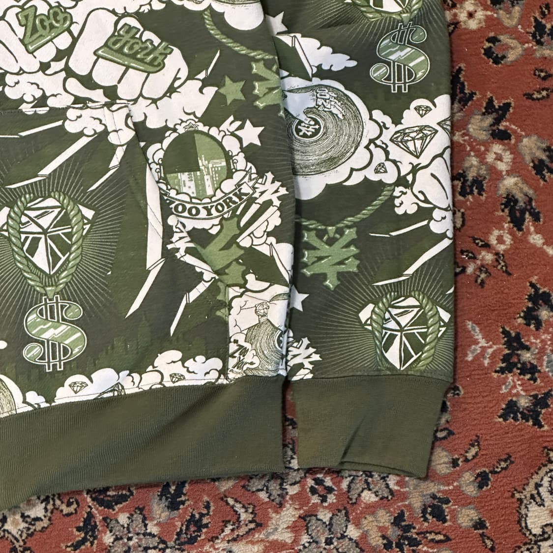 Zoo York 쥬욕 리버시블 후드집업 (S-M) 상품이미지7