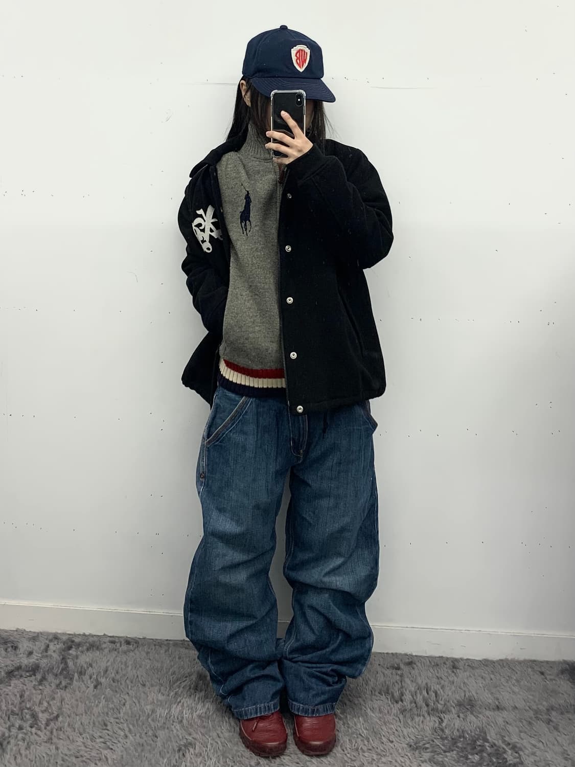 X large 멜톤 자켓 상품이미지3