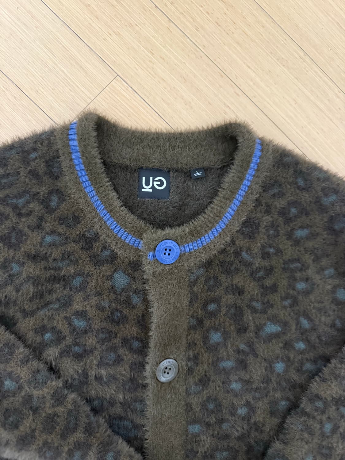 Gu undercover 레오파드 가디건 상품이미지2