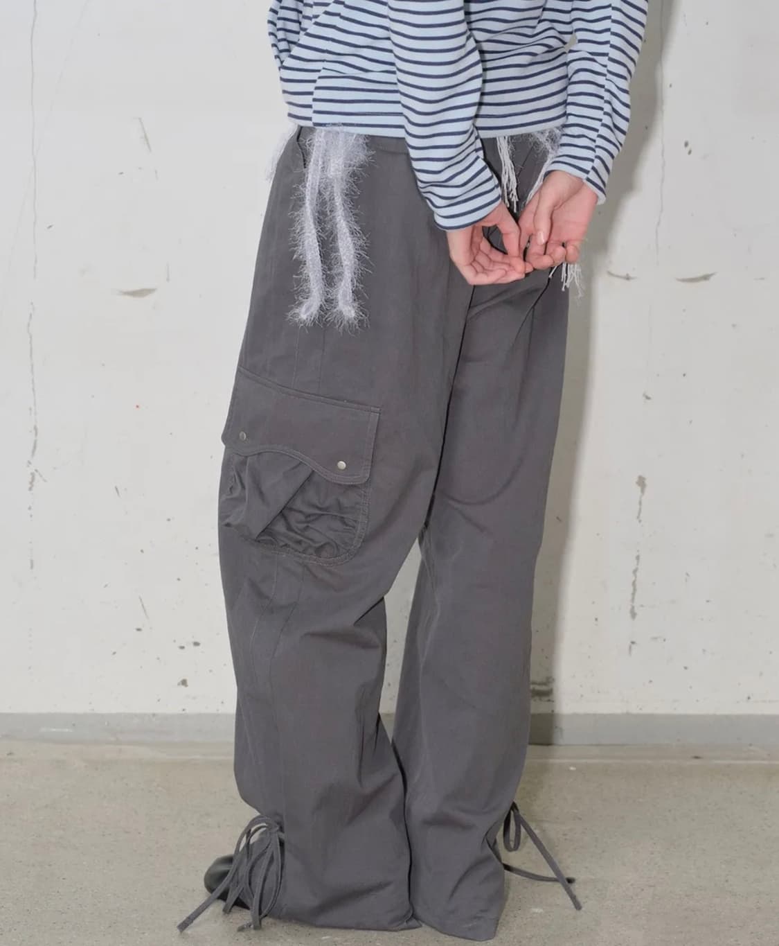 Dumpling Pocket Pants [Charcoal] 상품이미지1