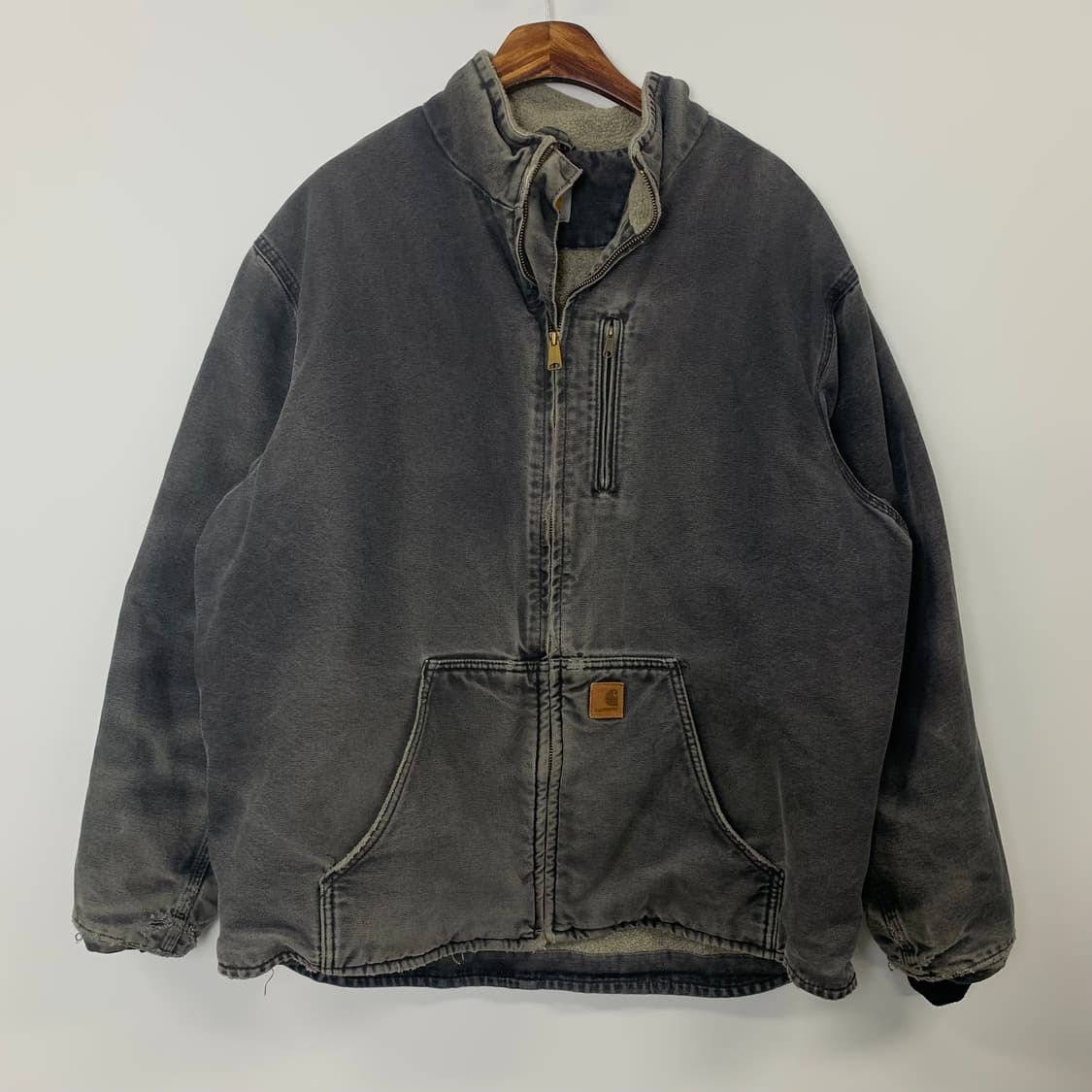 칼하트 og 가죽탭 워크 자켓 상품이미지2