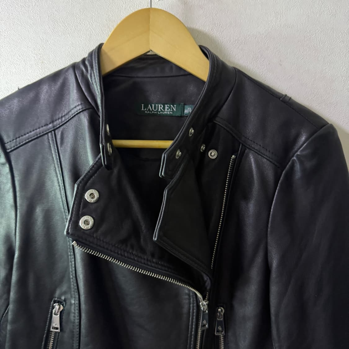 로렌 랄프로렌 그린라벨 양가죽 라이더 자켓 XS (44-55정도) 상품이미지1
