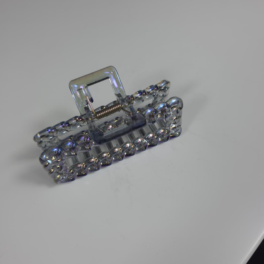 [새상품] 투명 체인 사각 집게핀 헤어 액세서리 상품이미지3