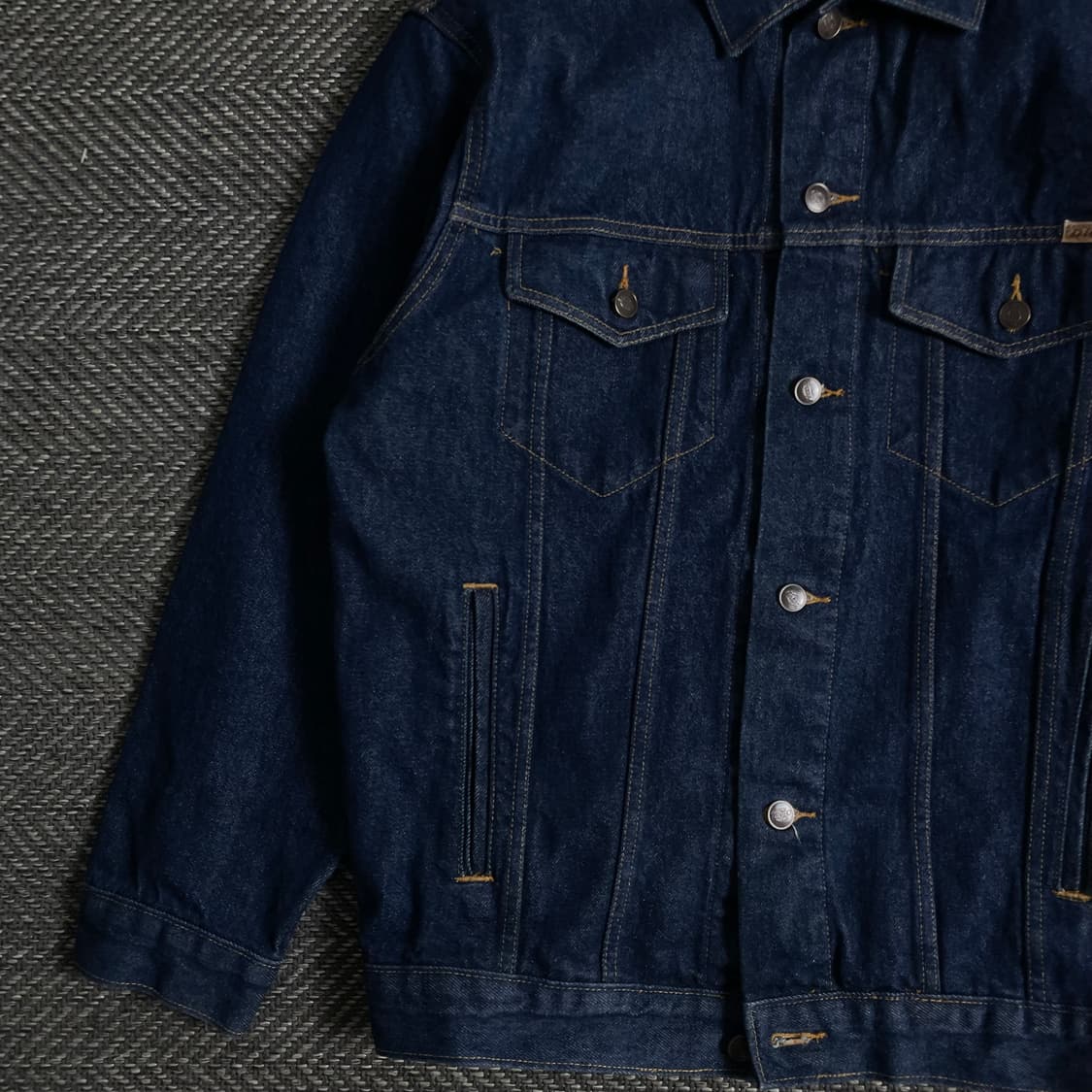 디키즈 USA 가죽패치 로고 데님 트러커 자켓y 3177 상품이미지4