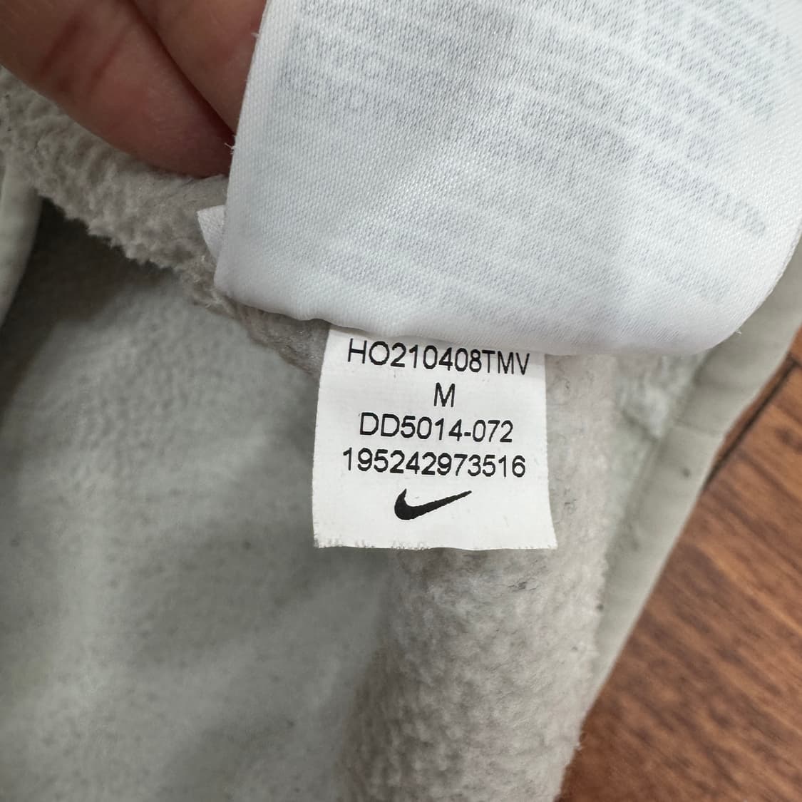 M(100) 나이키 빅로고 플리스 후드 티셔츠  상품이미지7