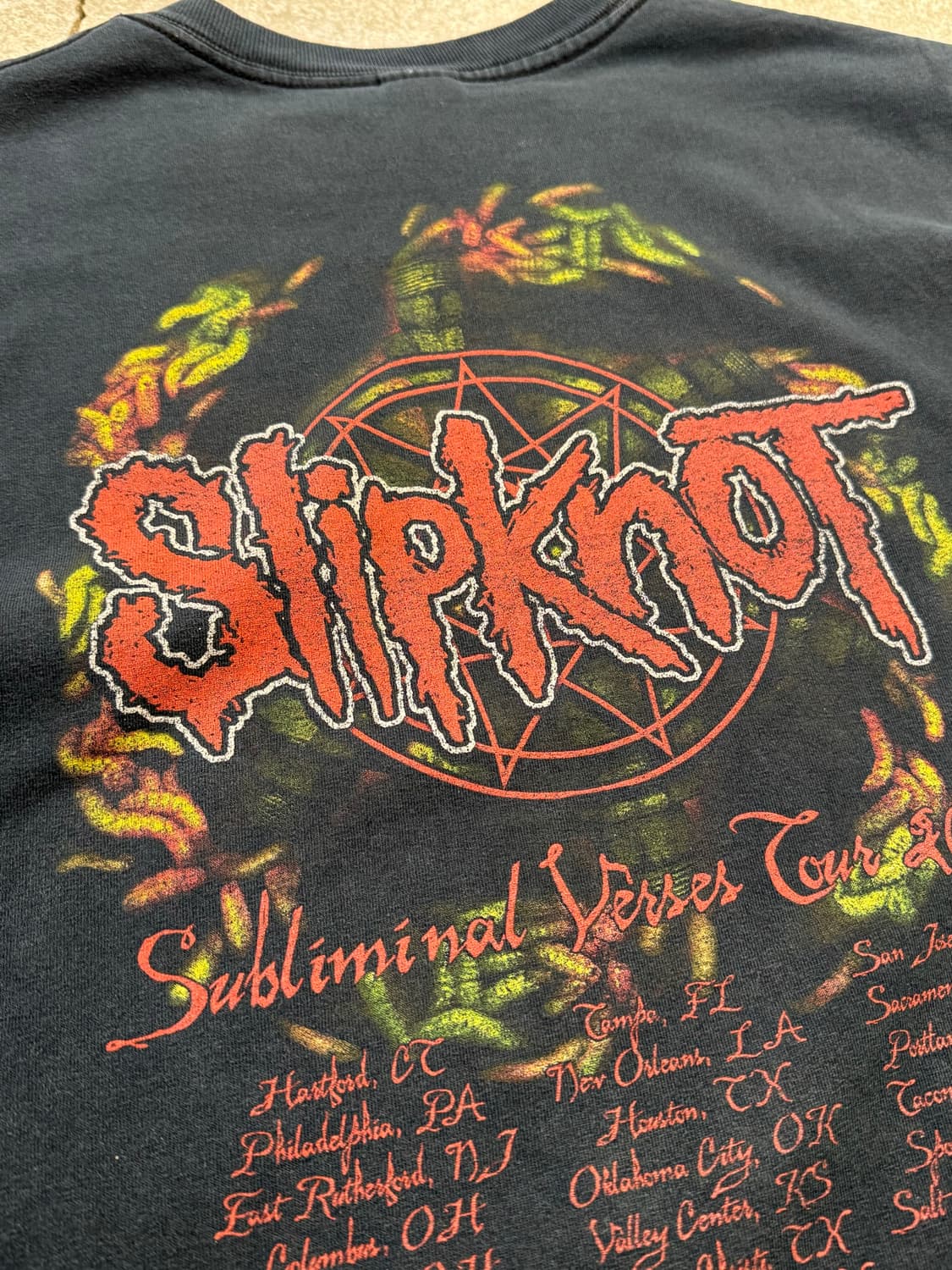 00s Slipknot 빈티지 밴드 티셔츠 상품이미지8