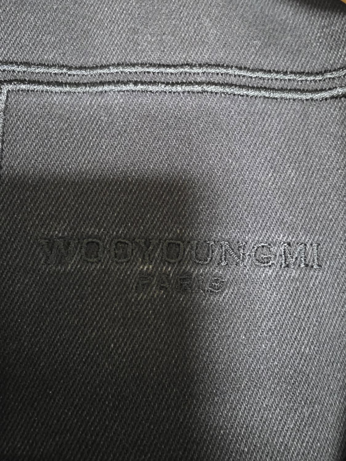 우영미 블랙 데님 셔츠 46 100사이즈 상품이미지4