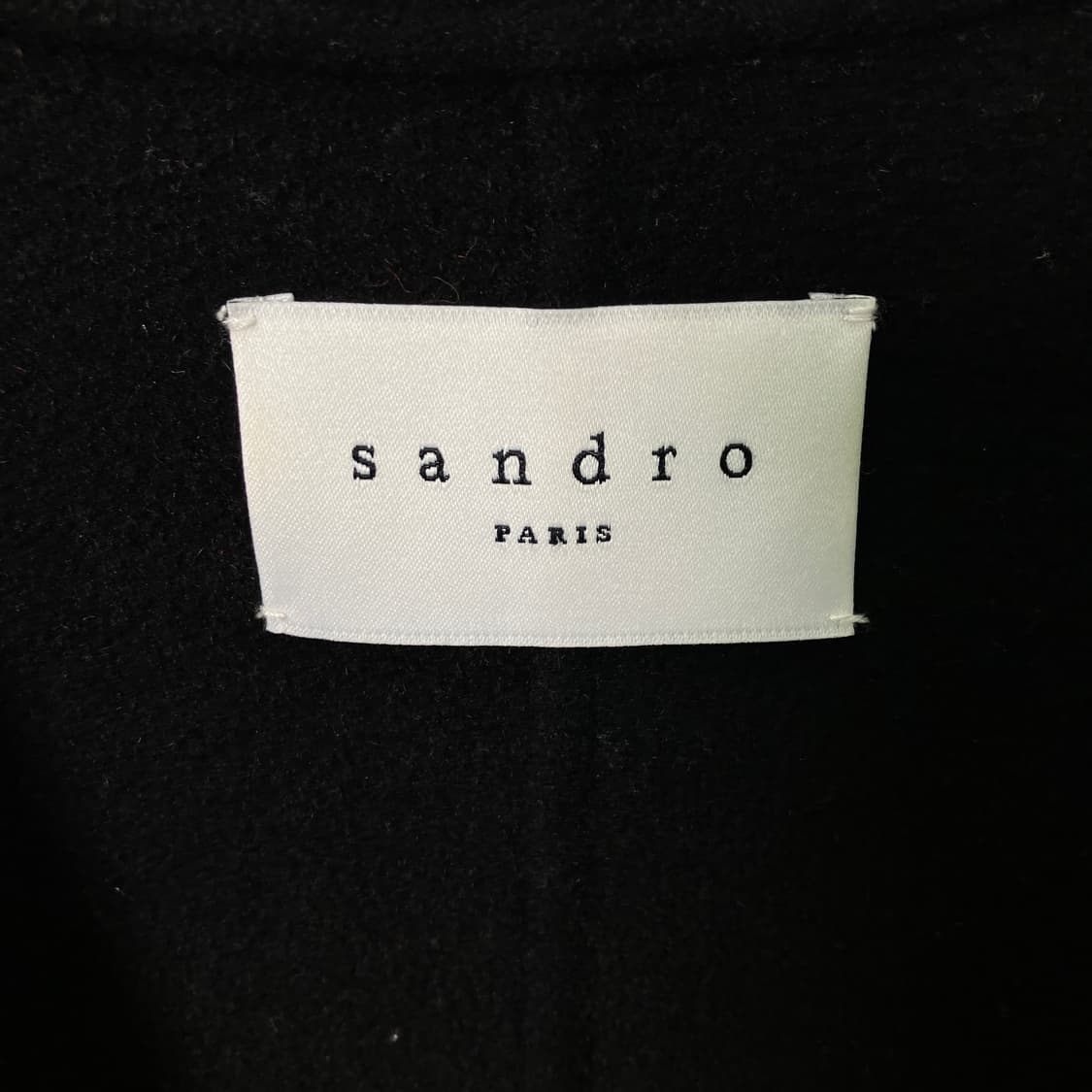 Sandro 산드로 브라이튼 하운즈투스 펠트 코트 상품이미지3