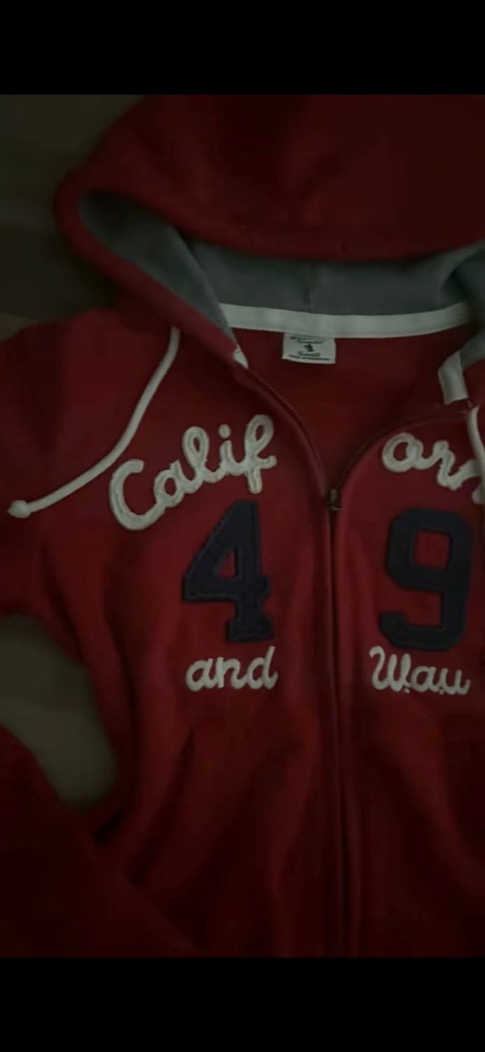 후아유 레드후드집업 상품이미지2