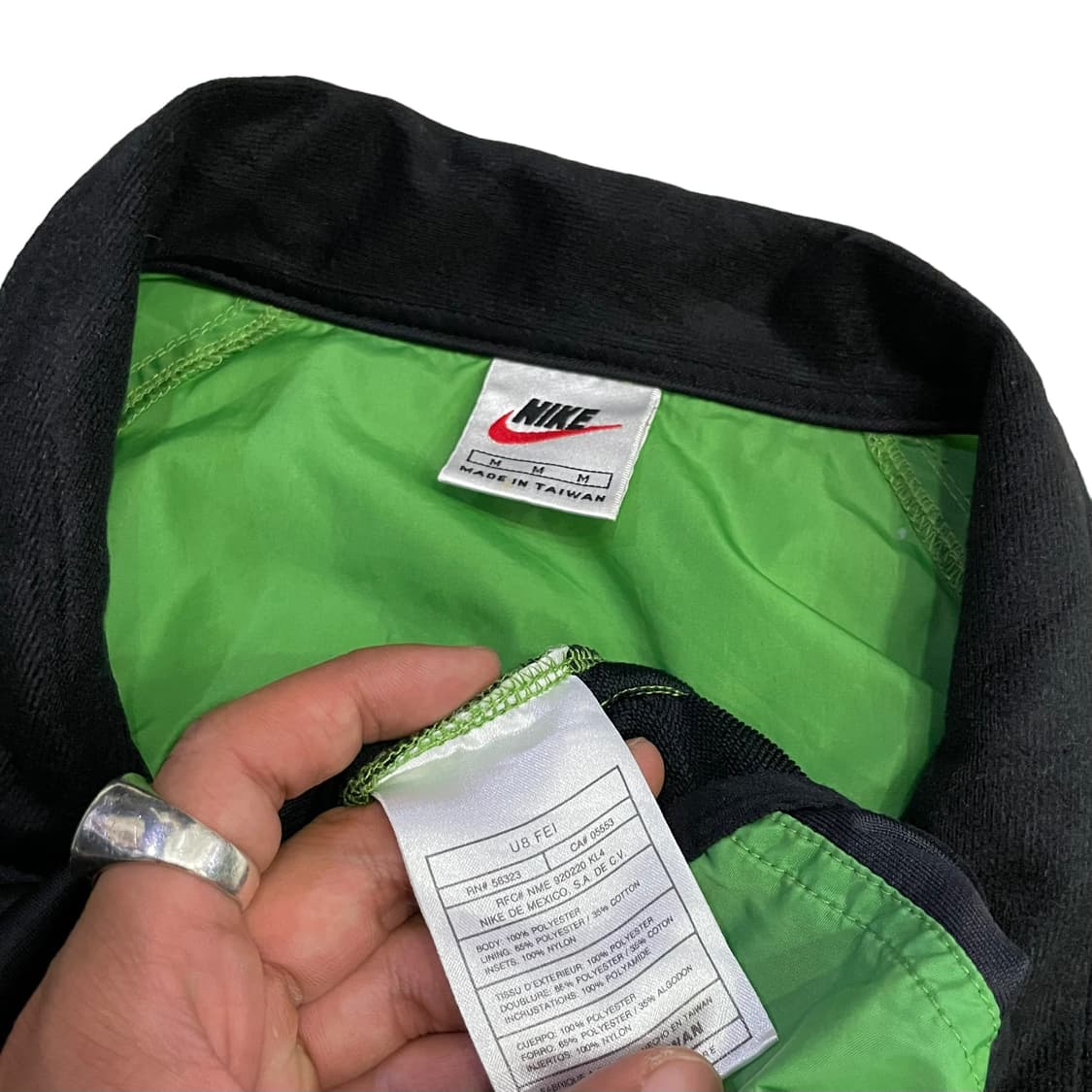 (L) 나이키 90s 애플그린 스우시 바람막이 상품이미지4