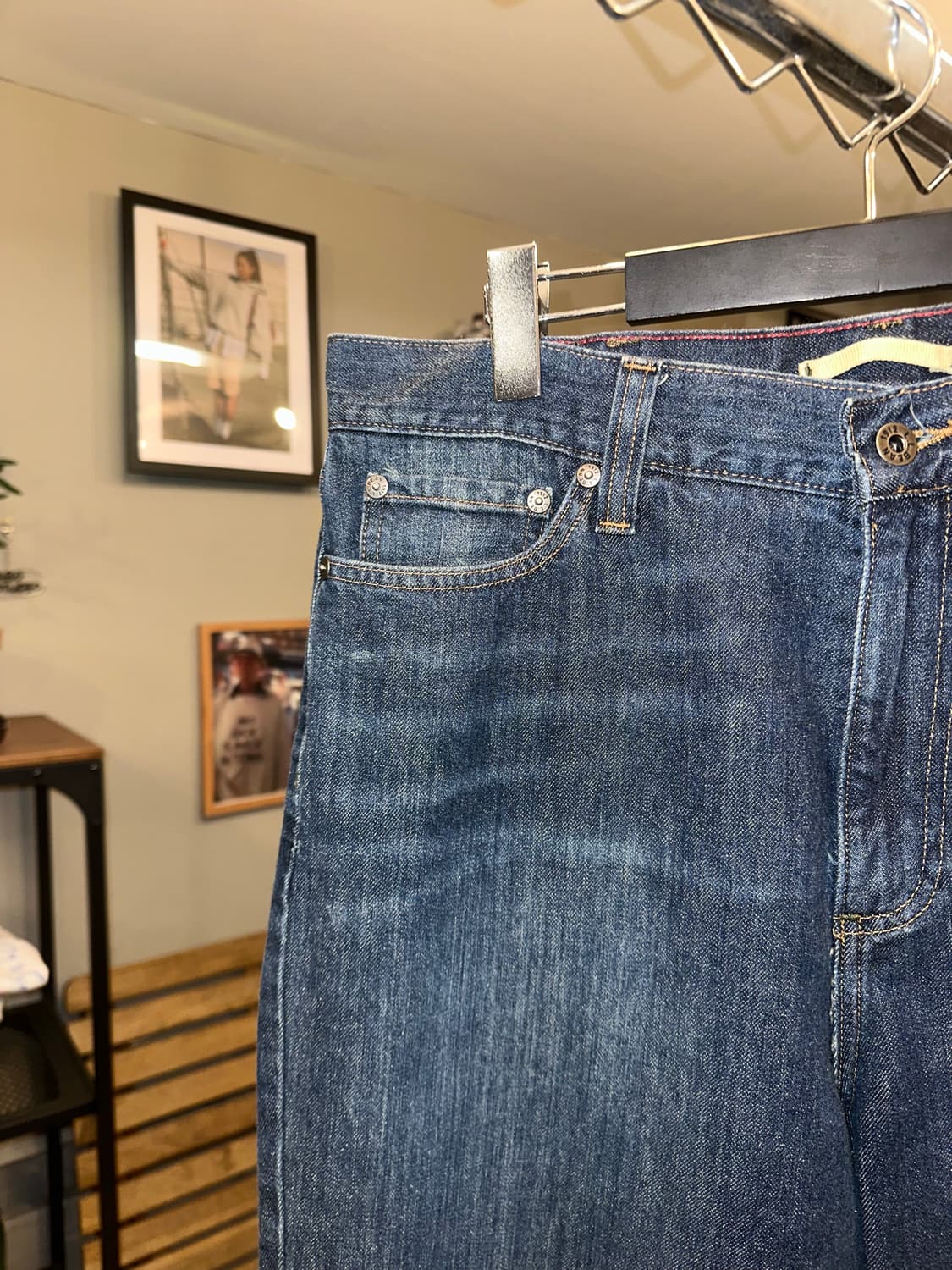 00’s LL Bean Mexico denim washed pants 상품이미지5