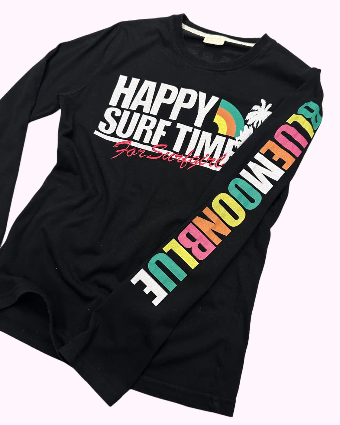 hawaiian printing slim t-shirt 상품이미지3