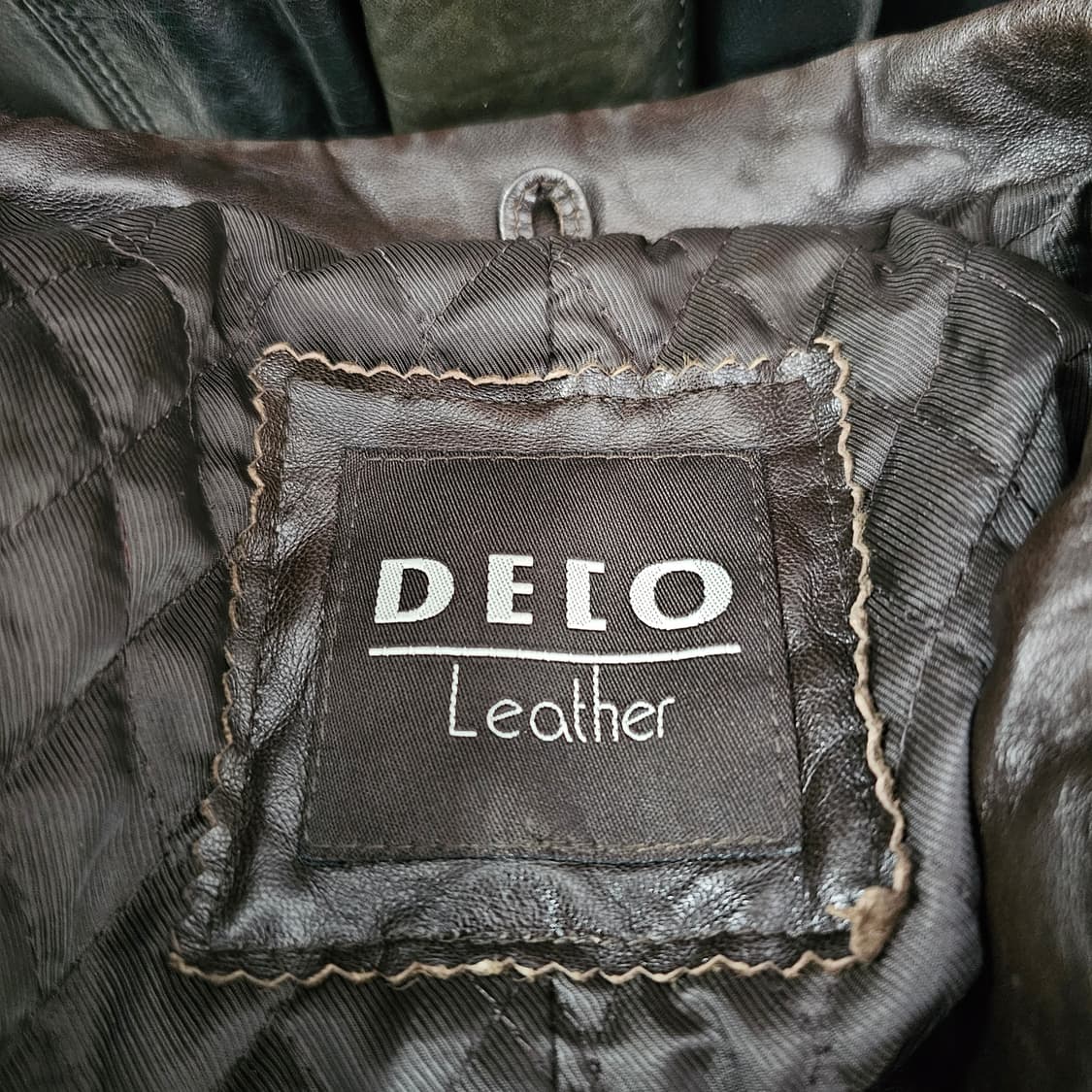 DECO 빈티지 양가죽 더블 코트 상품이미지5