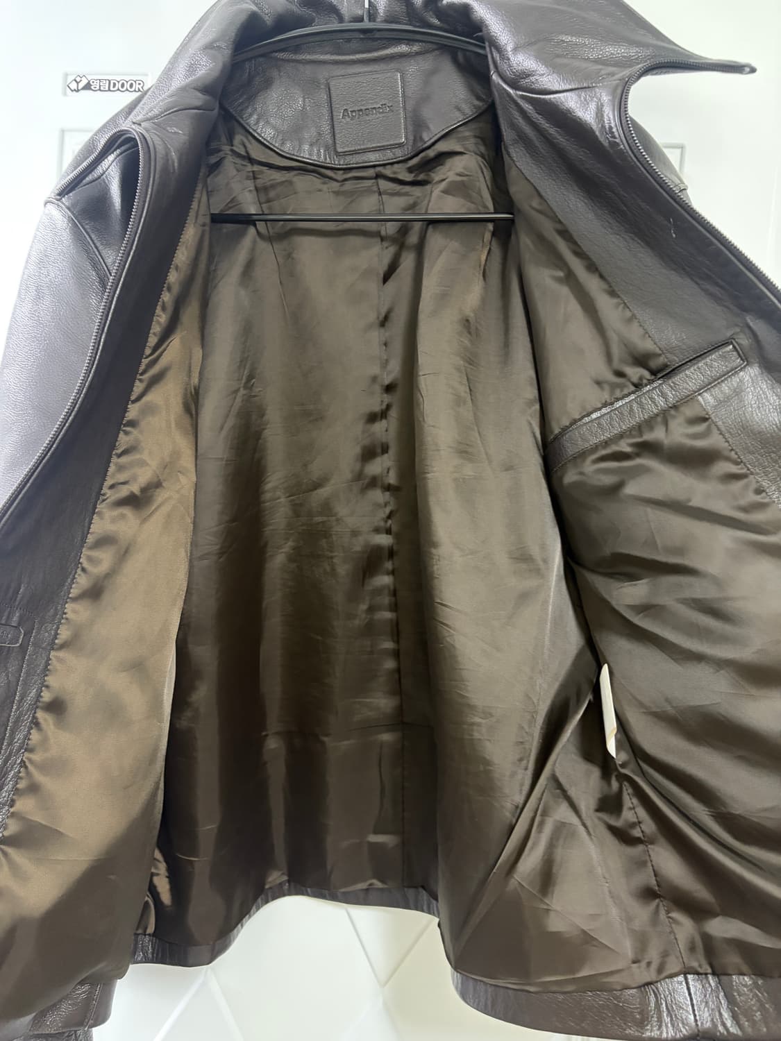 [2] 머듈 appendix 레더 자켓 브라운 2사이즈 상품이미지3