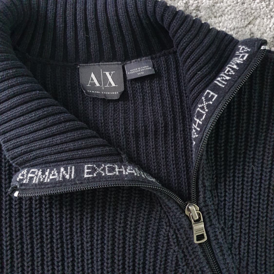 [무료배송] ARMANI EXCHANGE 니트 집업 상품이미지5