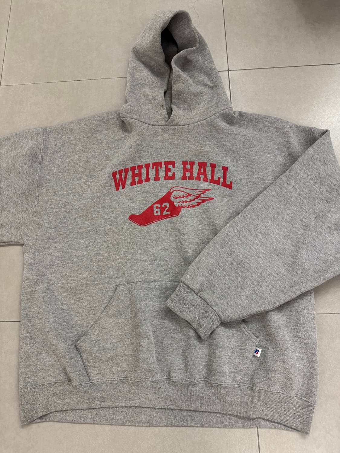 90‘s 빈티지 Russell Athletic 후드티셔츠 xl 상품이미지1