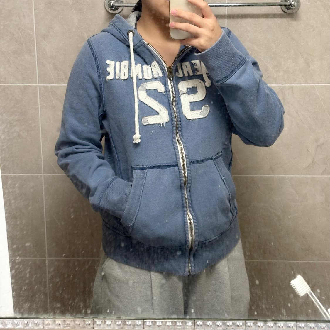 아베크롬비 하늘 후드집업 s (겨쿨 강추) 상품이미지3