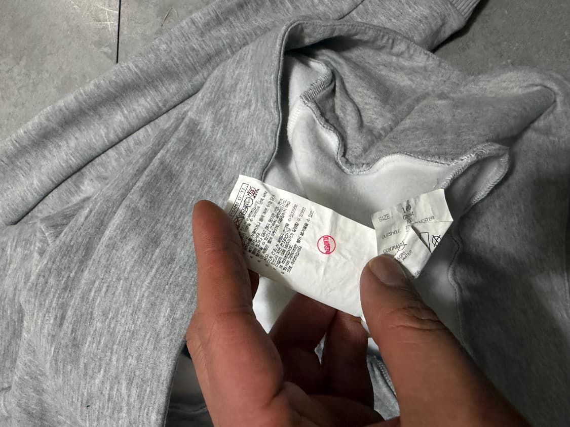 빈폴 안감 기모  그레이 스웻셔츠  100size   상품이미지4