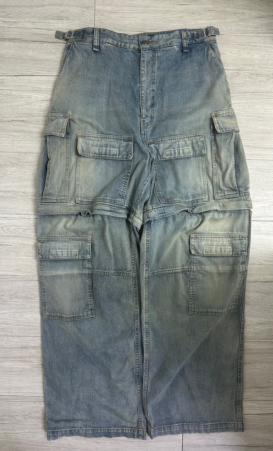 발렌시아가 재패니즈 라지 카고 팬츠 데님 상품이미지1