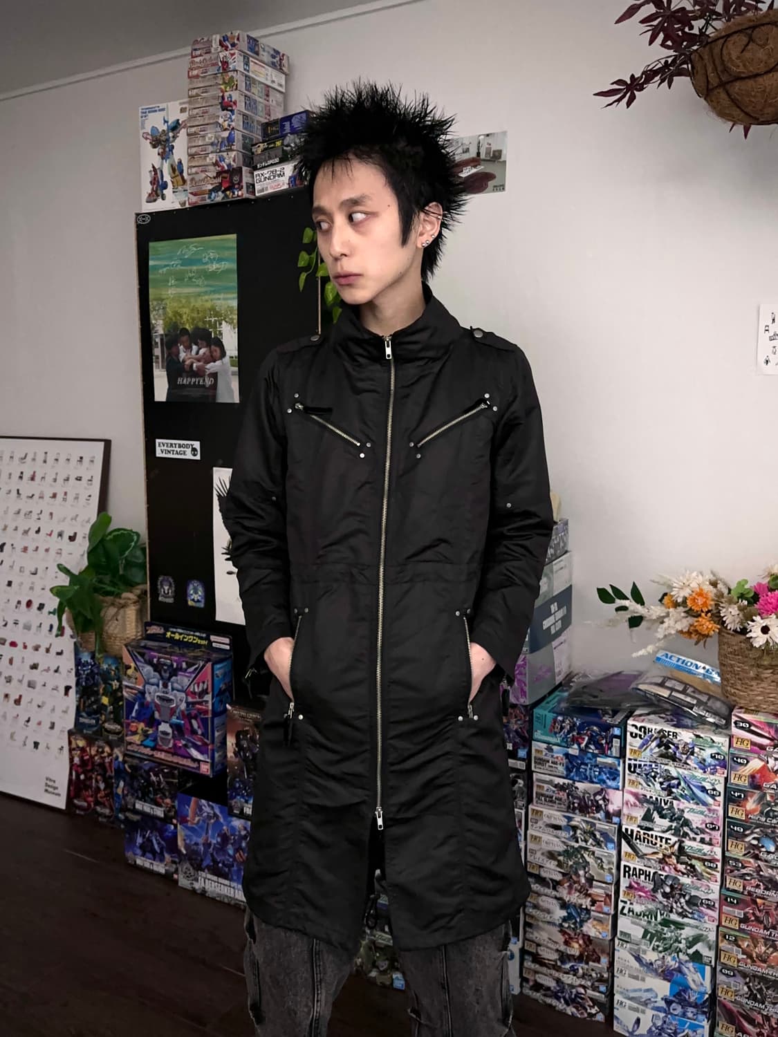 As Know As 디테일드 셔링 롱 자켓 상품이미지5