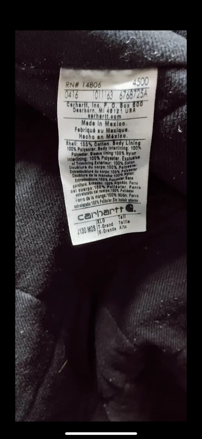 칼하트 j130 mos XL 상품이미지4