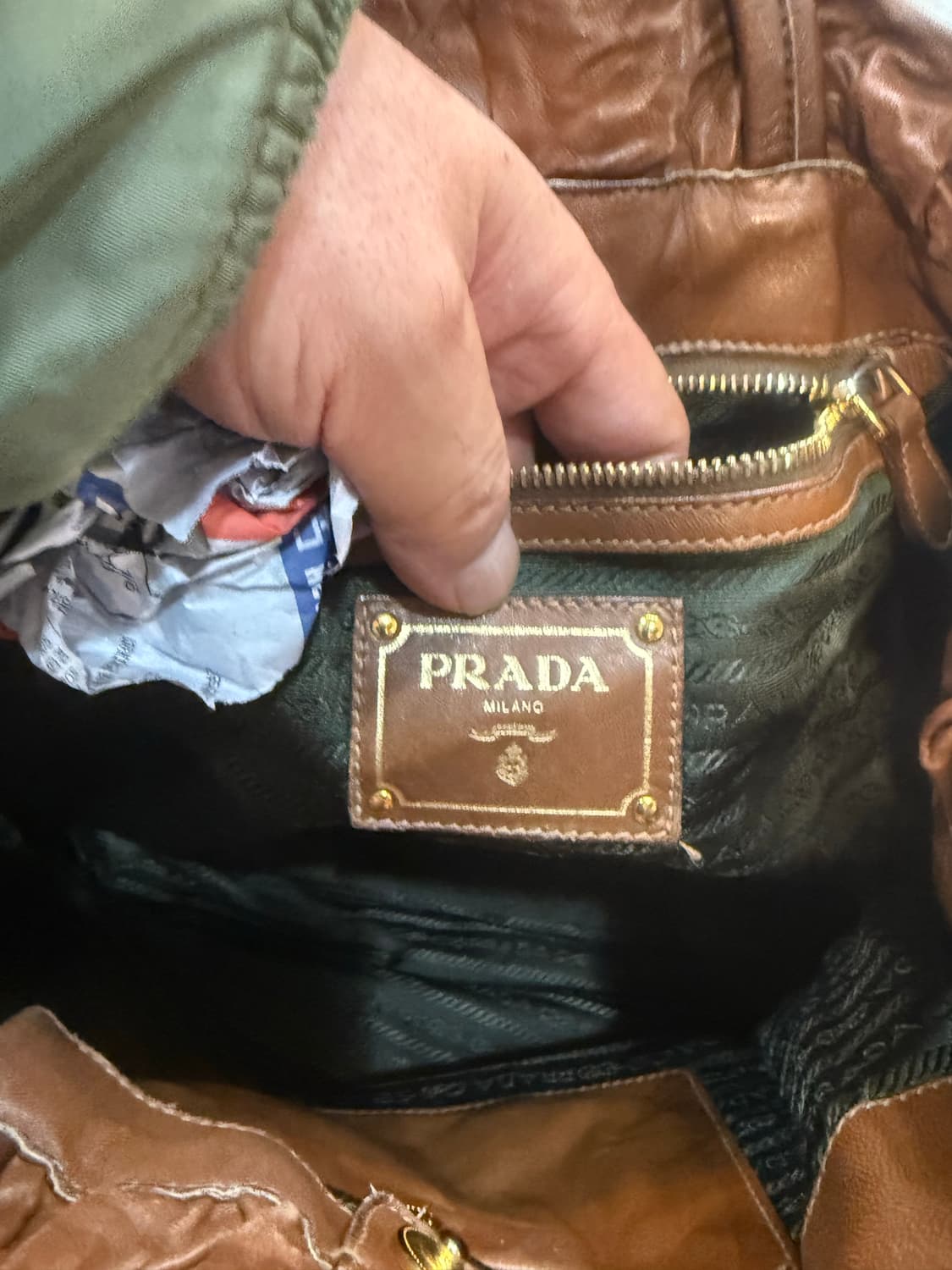 정품 프라다 비텔로 나파 숄더백 팝니다 상품이미지8