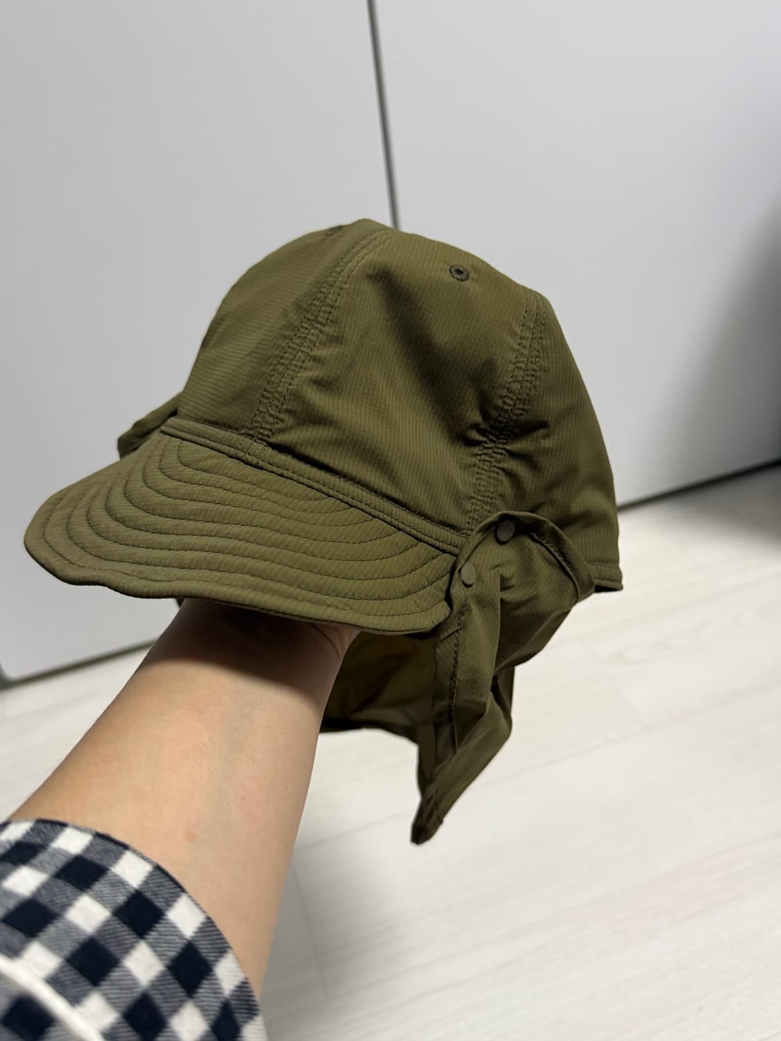 케일 하이커캡 카키브라운 상품이미지2