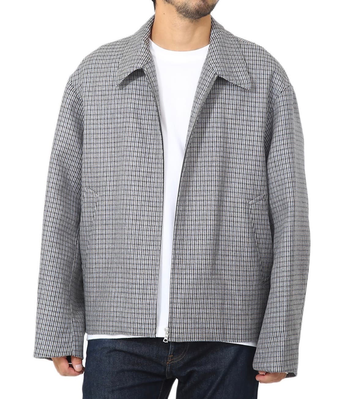 오라리 더블 페이스 집업 블루종 싸게 팝니다. 상품이미지3