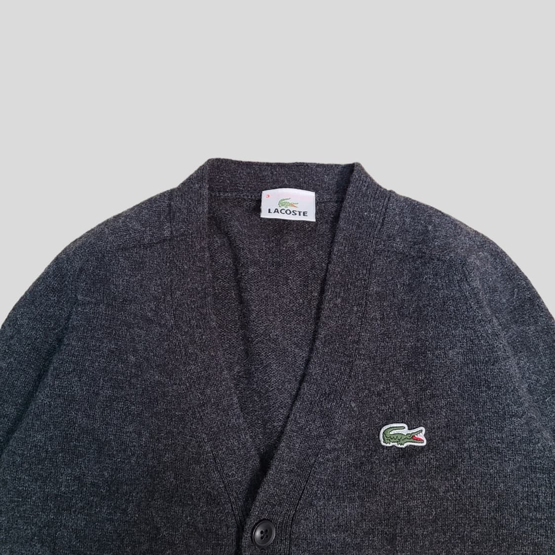 라코스테 울 100 가디건 일본판 상품이미지2