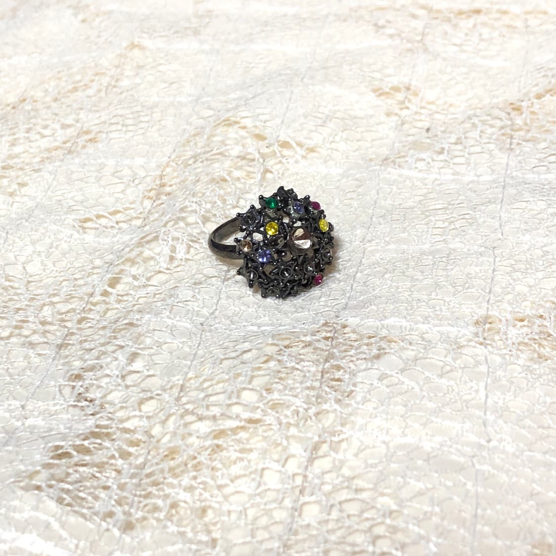 Cubic Star Round Ring 상품이미지4