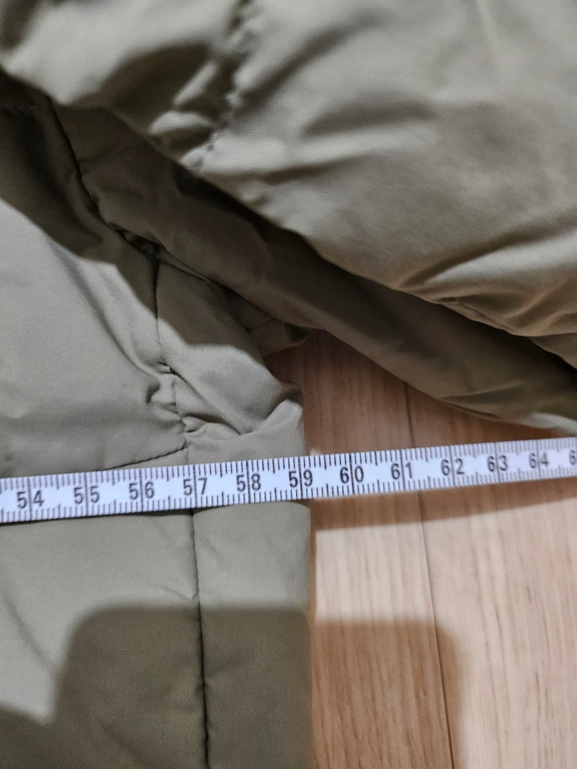 [L] 난가 마제노 릿지 베이지 카키 새상품 상품이미지5