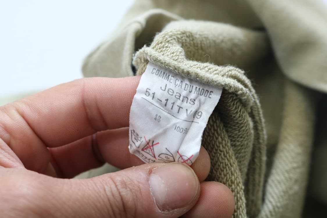 꼼사데모드 진스 빈티지 라운드넥 스웨트셔츠 상품이미지10