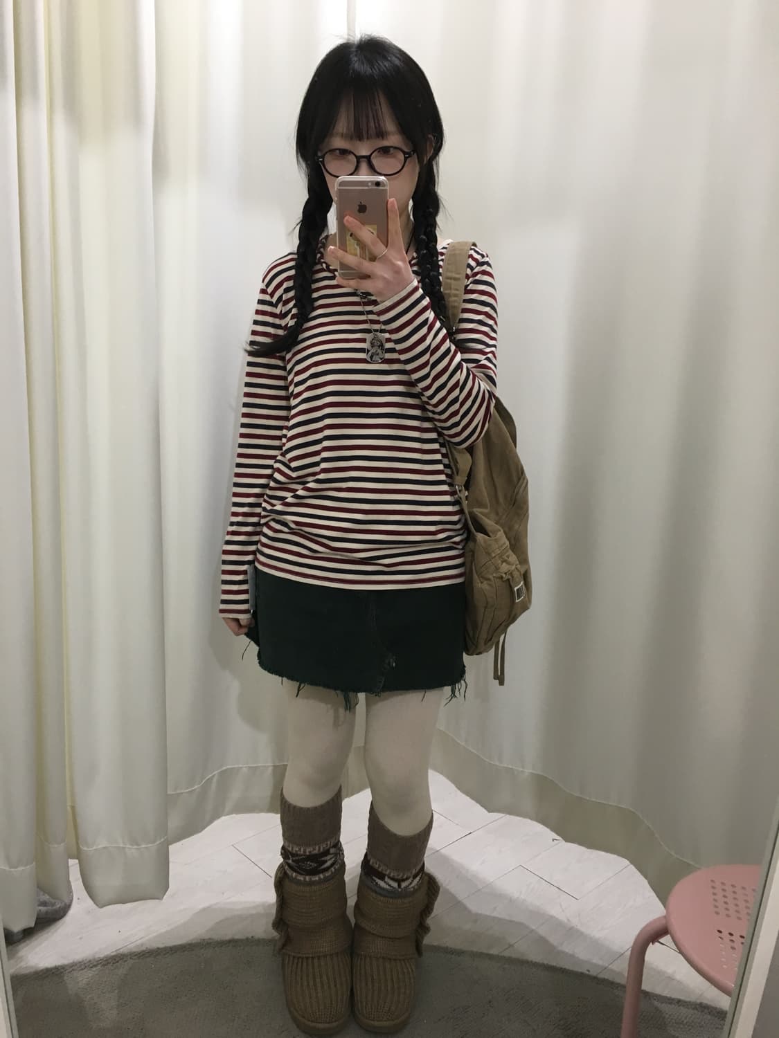 하트마켓 스트라이프 롱슬리브 상품이미지2