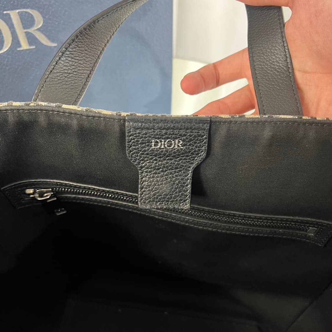 디올 오블리크 새들 토트백  상품이미지4