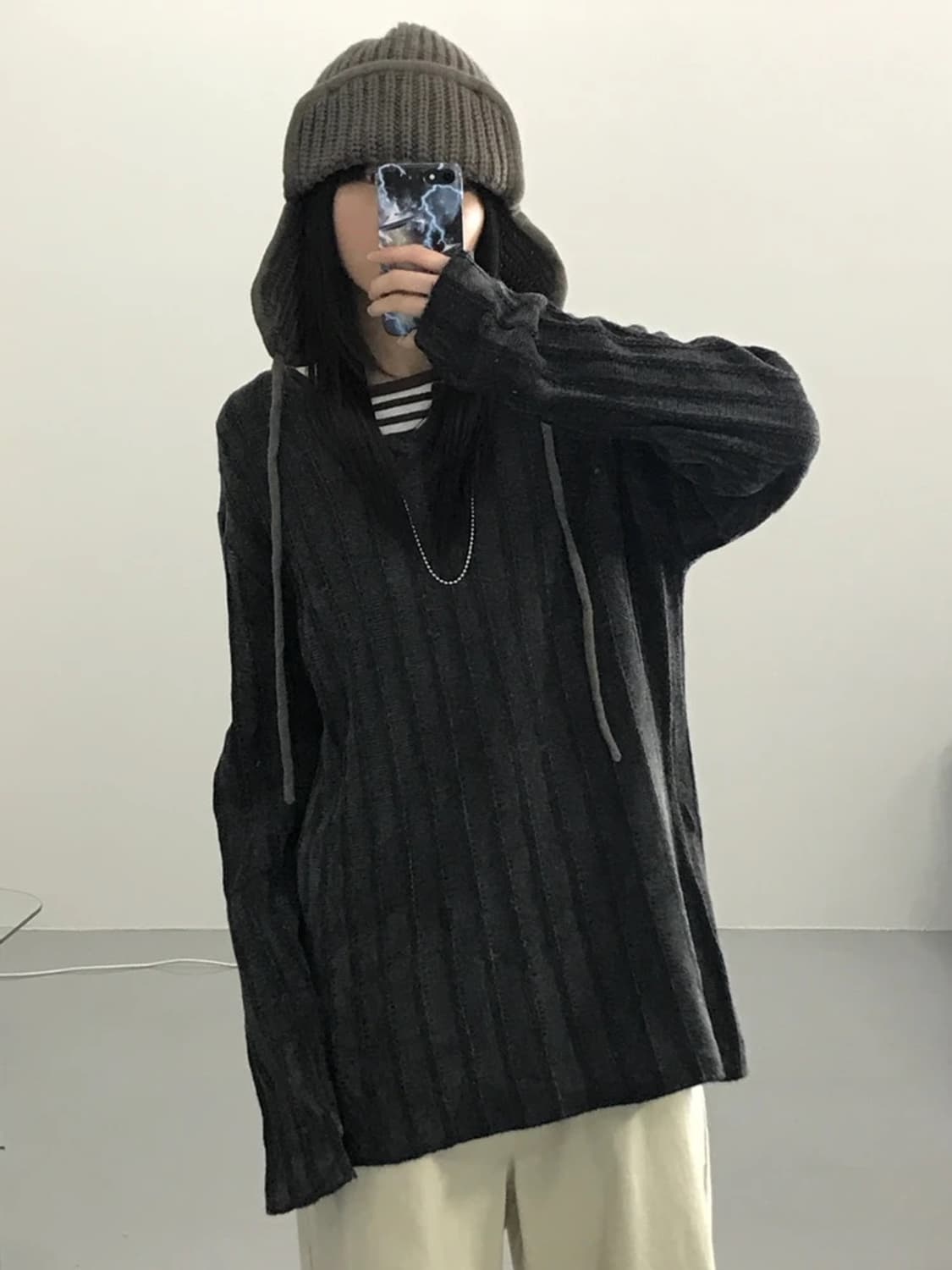 LouisChavlon Ribbed Knit 상품이미지2