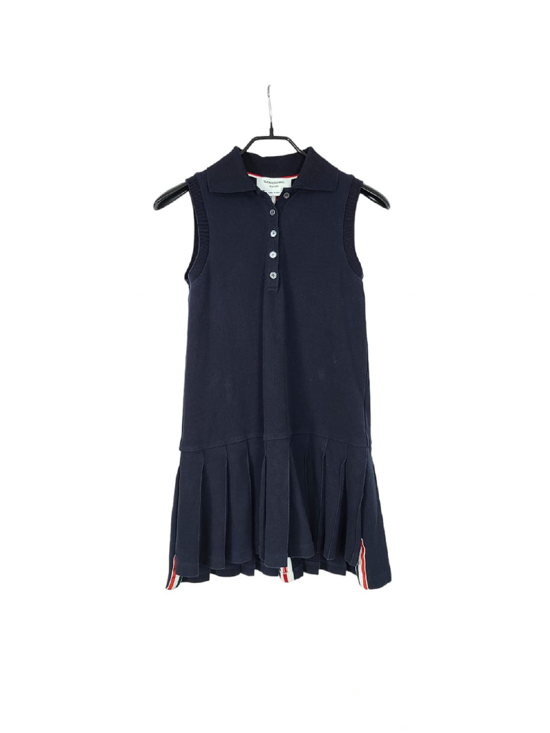 톰브라운 여성 21ss 센터백 민소매 테니스 원피스 상품이미지2