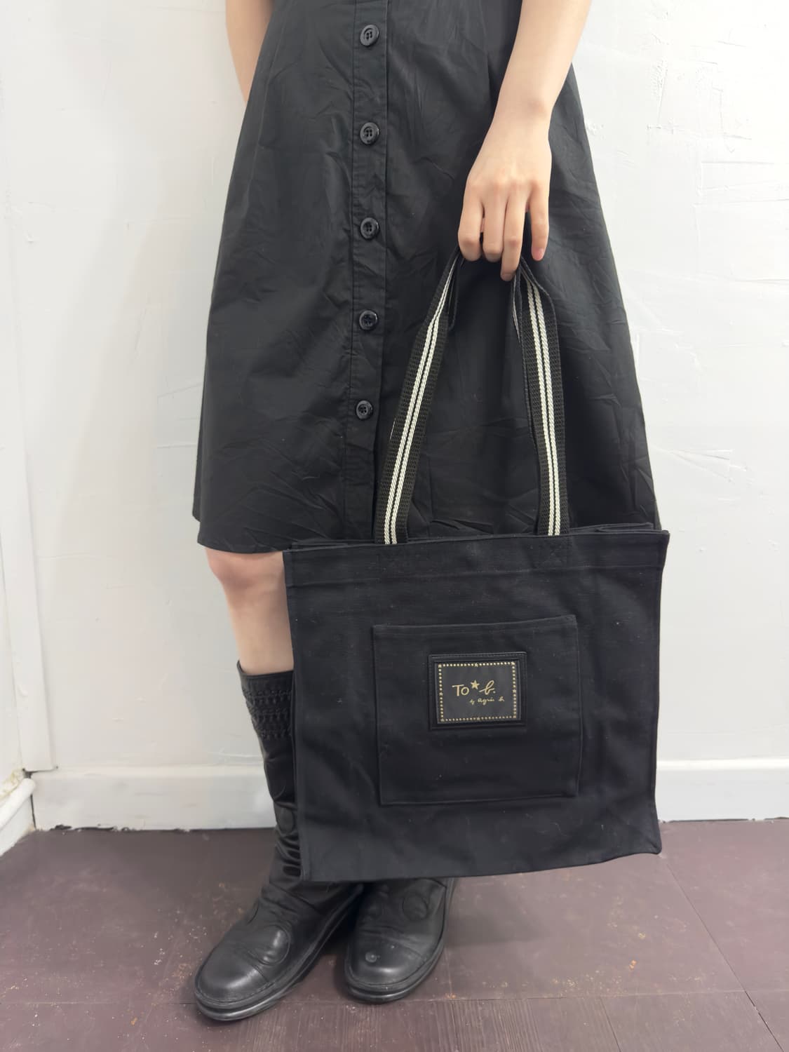 agnes b canvas bag 상품이미지2