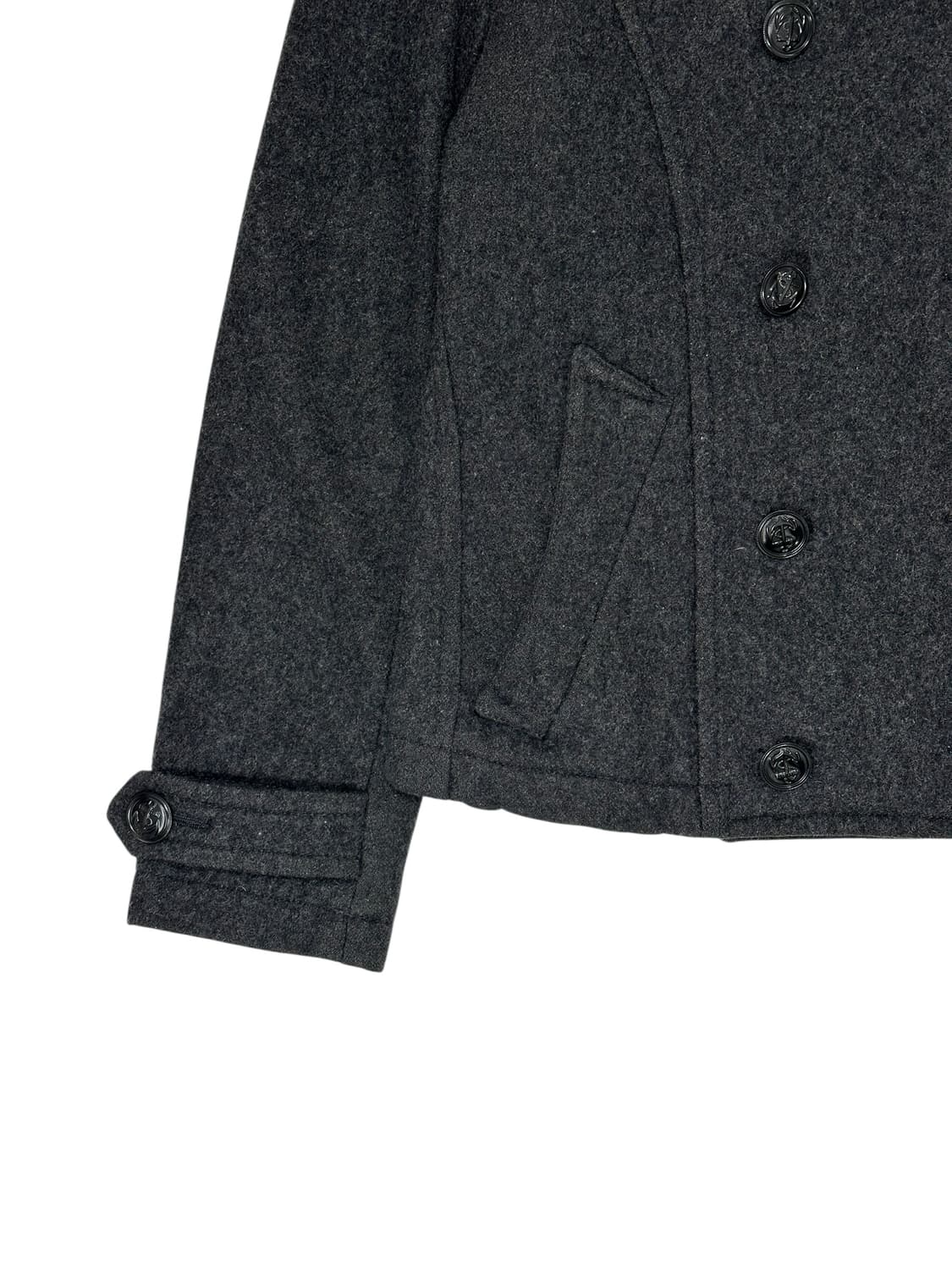 PPFM 앵커 버튼 더블 울 자켓 상품이미지2