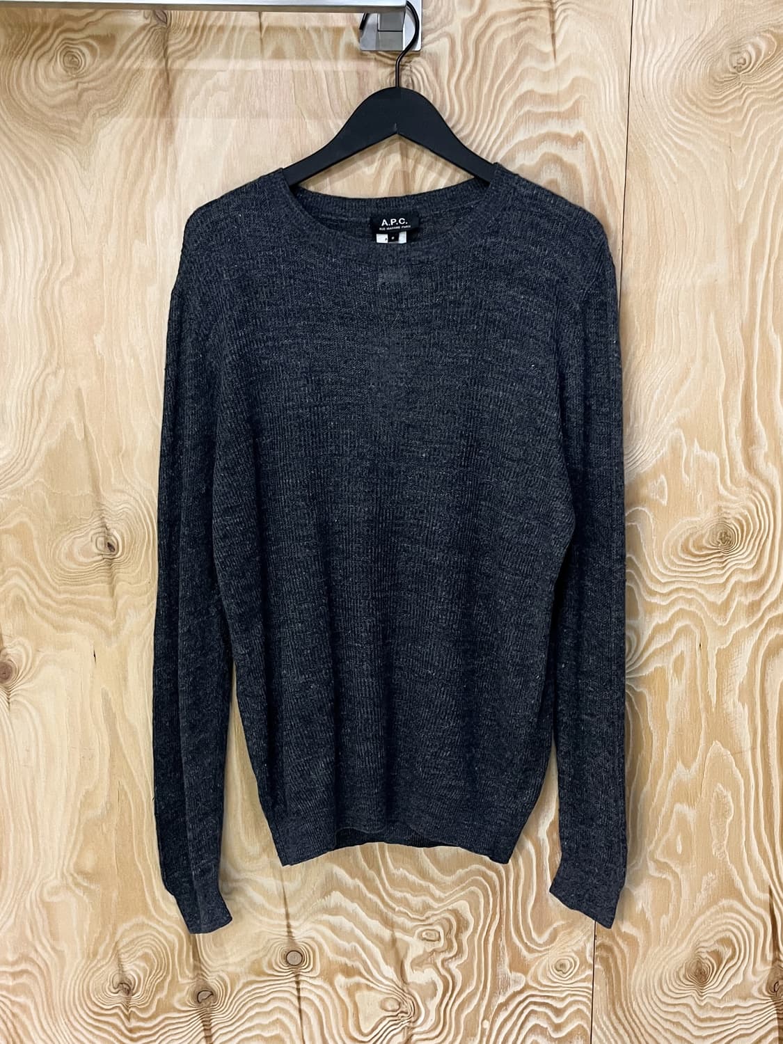 아페쎄 리넨 리브드 스웨터 상품이미지1