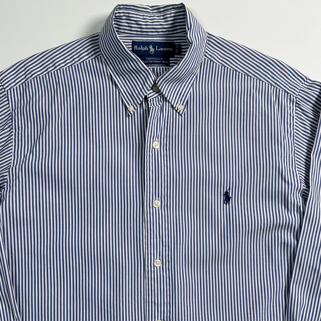 폴로 랄프로렌 블루 스트라이프 셔츠 상품이미지2