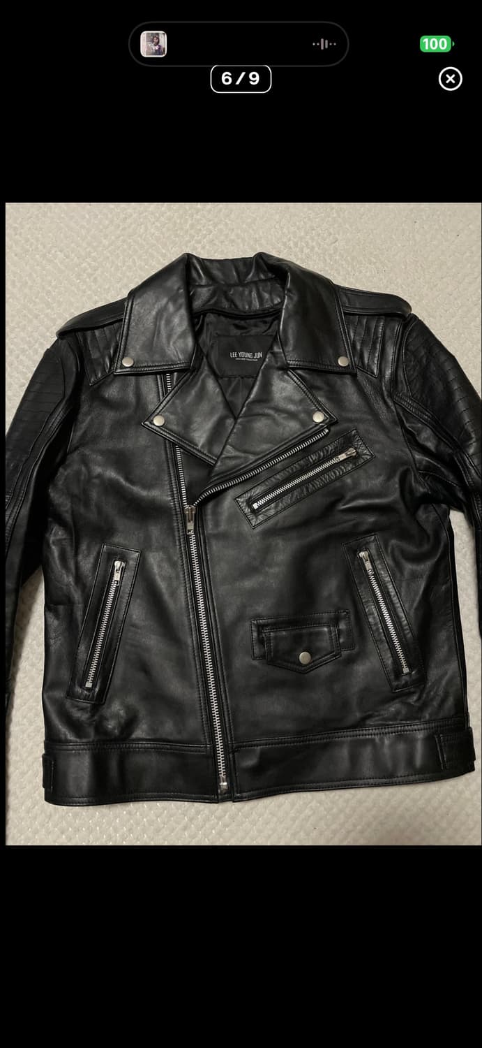 [52] 206 HOMME 웨스턴 무드 쉽스킨 양가죽 레더자켓 상품이미지6