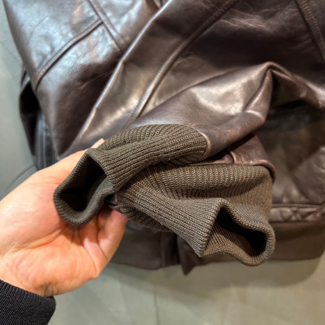 [L] VINTAGE 빈티지 A-2 가죽 자켓 상품이미지5