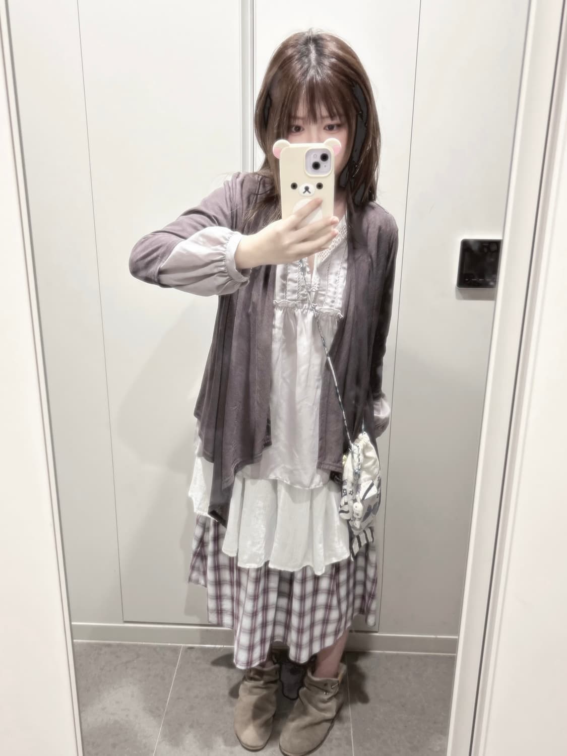 빈티지 뮤트 타로밀크티 하구미 코디 세트 모리걸 어스뮤직 상품이미지2