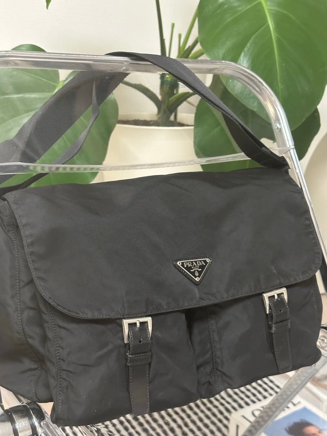 프라다 투포켓 포코노 메신저백 나일론 크로스백 상품이미지2