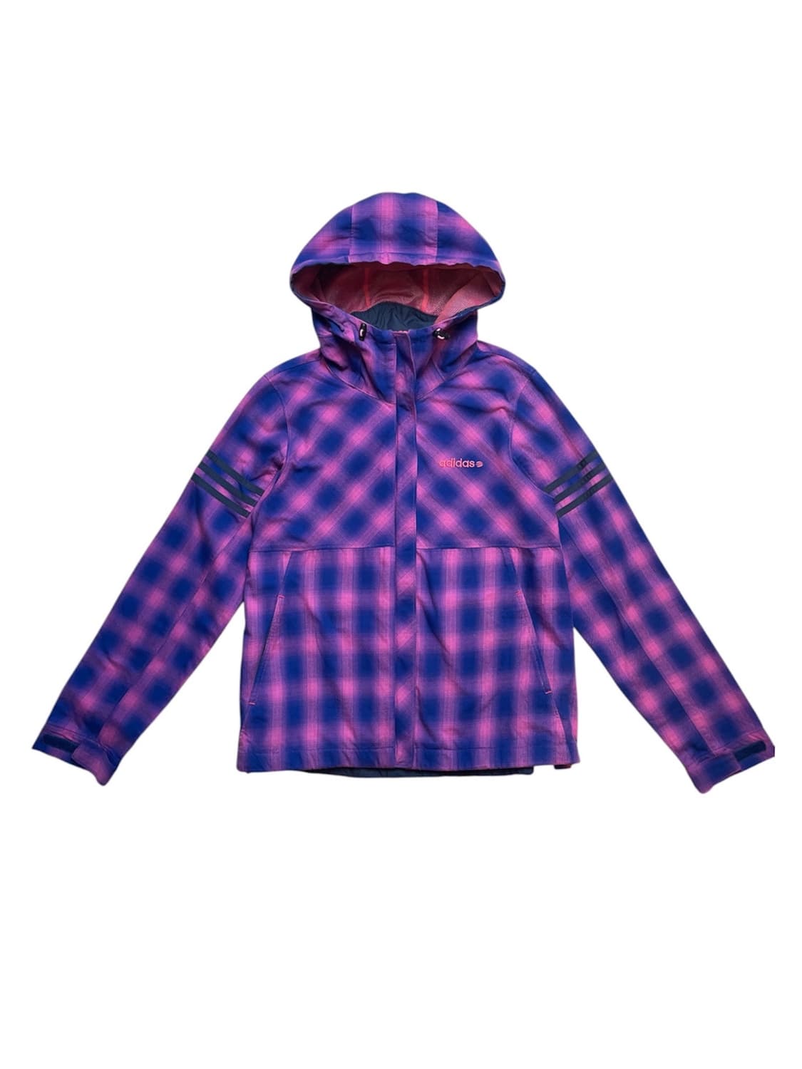 아디다스 체크 바람막이 상품이미지1