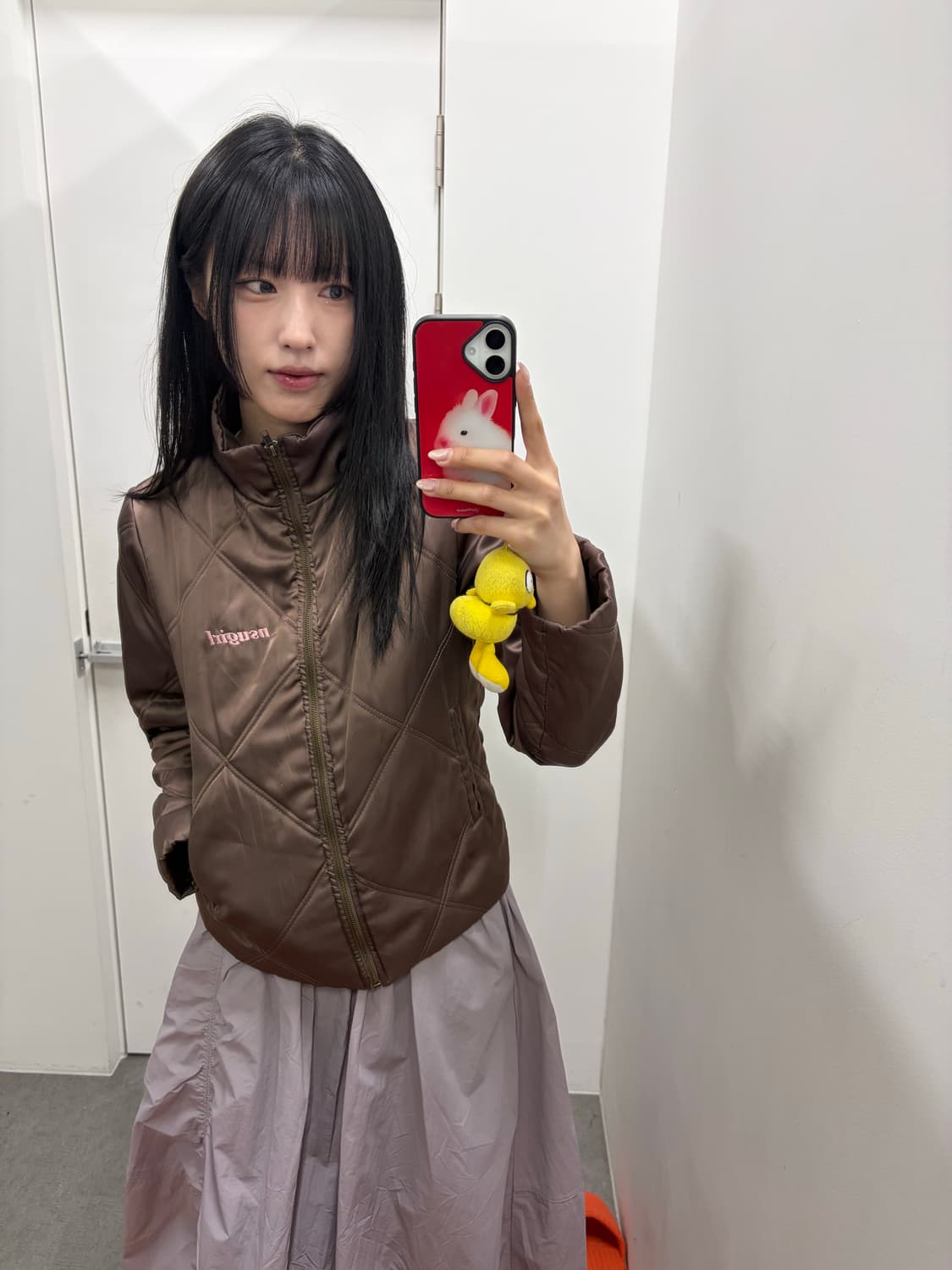 Y2K 브라운 패디드 자켓 상품이미지4