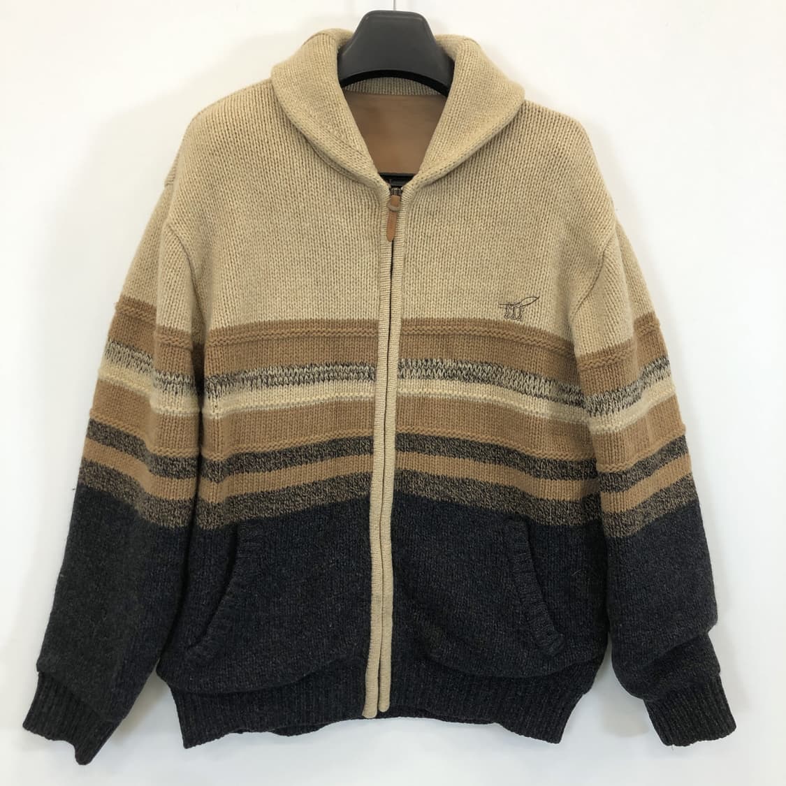 헨리코튼 숄카라 방풍 니트점퍼 100  상품이미지1