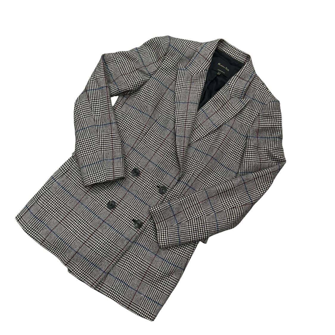 마시모두띠 체크 더블 자켓 상품이미지3